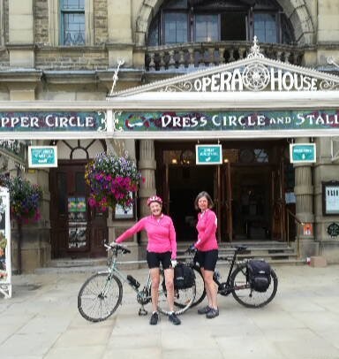 Christine and Angela in Buxton